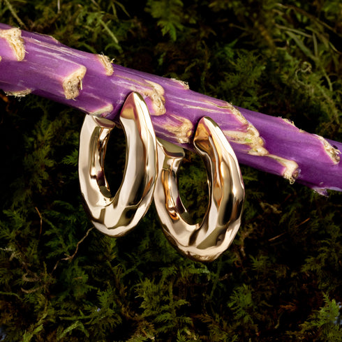 emma-hammered-open-hoops-Sophia's Style-3