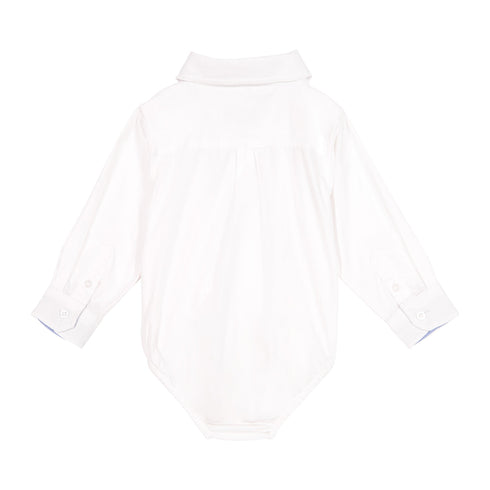 Infant Boy White Poplin Button-down Shirtzie®