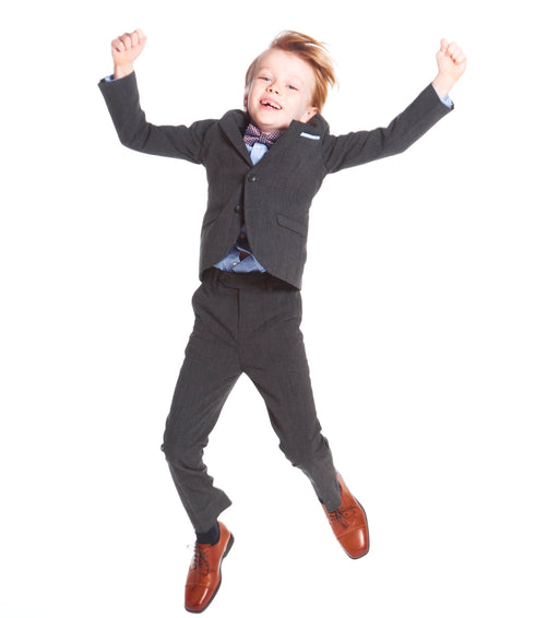 Grey Stretch Suit with Comfy-Flex Technology®