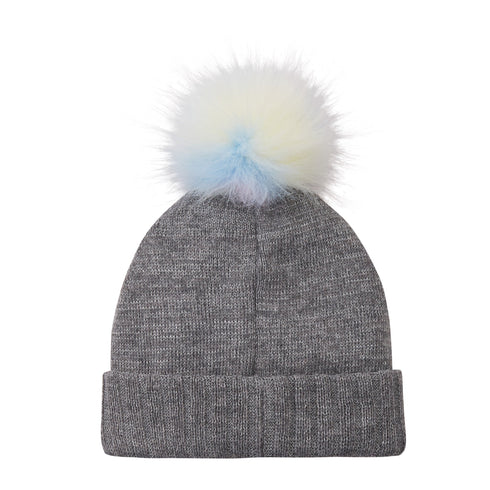 Grey Rainbow Winter Hat & Glove Set
