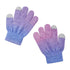 Purple & Pink Ombre Winter Hat & Glove Set