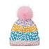 Multicolor Hearts Winter Hat & Gloves Set