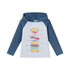 kids-heather-grey-navy-jersey-hooded-tee-tasty-burger Andy & Evan at Sophia's Style-Tee Shirts-1