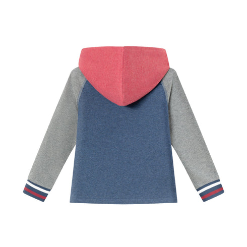 kids-hooded-colorblocked-jersey-tee-red-navy-heater-grey Andy & Evan at Sophia's Style--4