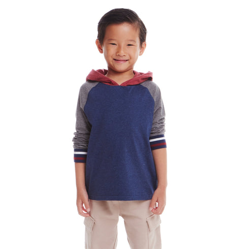 kids-hooded-colorblocked-jersey-tee-red-navy-heater-grey Andy & Evan at Sophia's Style--2