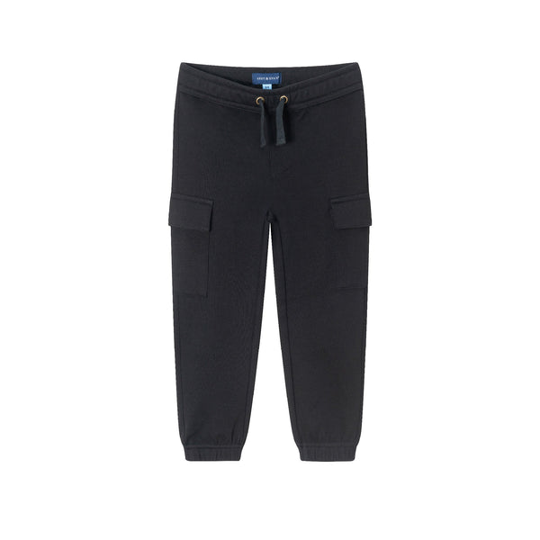 kids-pique-jogger-black Andy & Evan at Sophia's Style-Pants-1