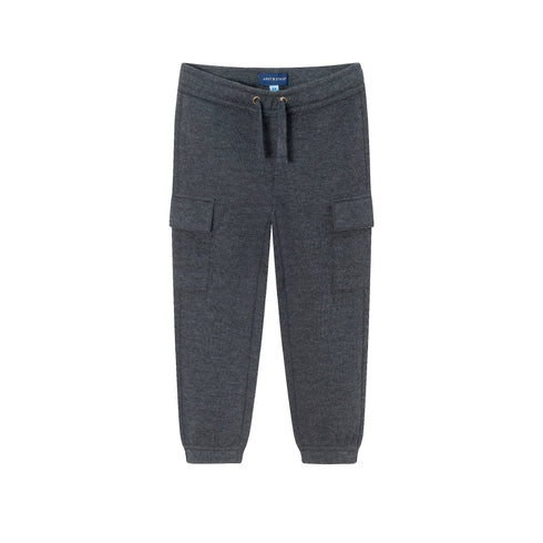 kids-pique-jogger-charcoal Andy & Evan at Sophia's Style-Pants-1