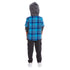 kids-plaid-flannel-terry-twofer-hoodie-teal Andy & Evan at Sophia's Style--4