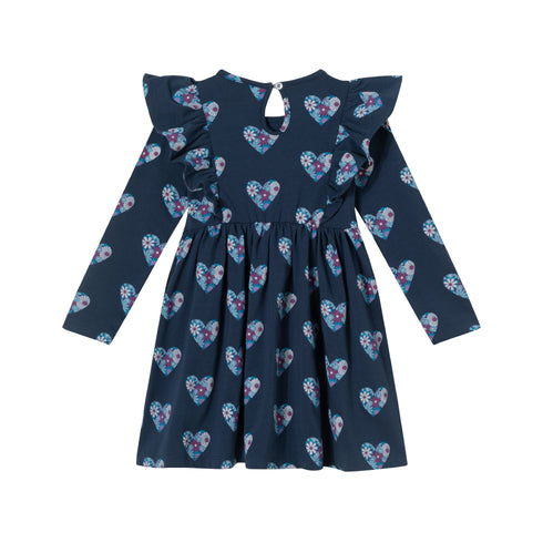 kids-2-6x-navy-heather-printed-jersey-dress-floral-hearts Andy & Evan at Sophia's Style--4