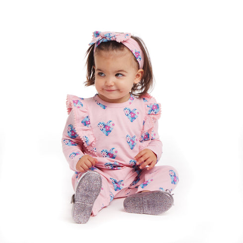 infant-pink-long-sleeve-romper-headband-set-hearts-flowers Andy & Evan at Sophia's Style--3