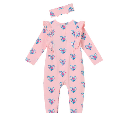 infant-pink-long-sleeve-romper-headband-set-hearts-flowers Andy & Evan at Sophia's Style--4