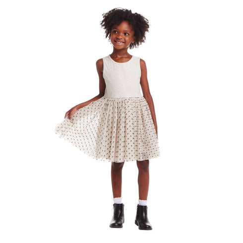 infant-terry-crewneck-dress-set-navy-heather-flowers Andy & Evan at Sophia's Style--4