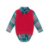 infant-4-piece-buttondown-sweater-vest-set-checkered-maroon Andy & Evan at Sophia's Style--3