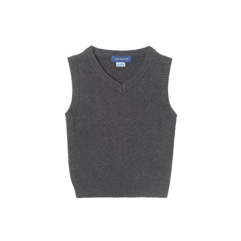 infant-4-piece-sweater-vest-set-charcoal-white-plaid Andy & Evan at Sophia's Style--7