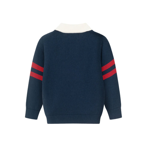 infant-2-piece-collared-sweater-hybrid-pant-navy-cognac Andy & Evan at Sophia's Style--4