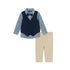 infant-4-piece-vest-set-navy Andy & Evan at Sophia's Style-Vest Set-1