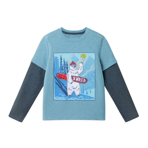 kids-long-sleeve-graphic-tee-shredding-bear Sophia's StyleTee Shirts-1