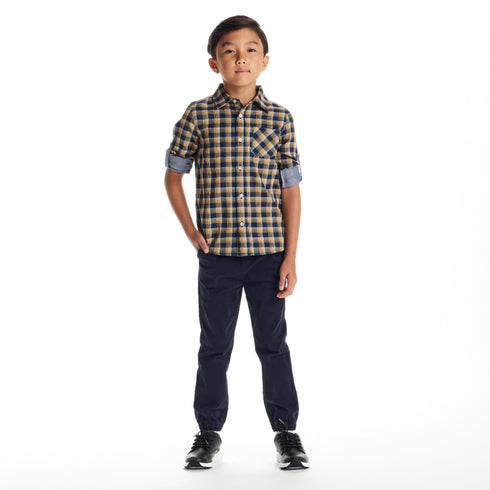 kids-double-faced-buttondown-blue-plaid Sophia's Style-3