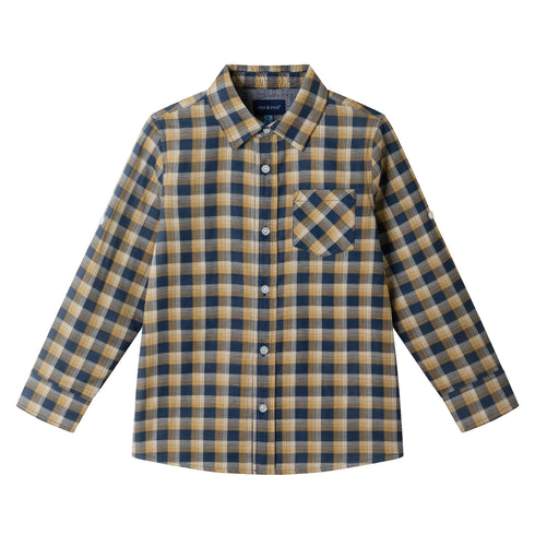 kids-double-faced-buttondown-blue-plaid Sophia's Style-4