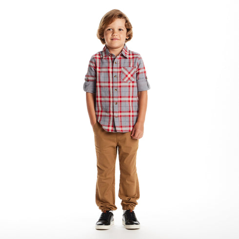 kids-plaid-flannel-buttondown-red-plaid Sophia's Style-5