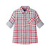 kids-plaid-flannel-buttondown-red-plaid Sophia's StyleButton Down Shirt-1