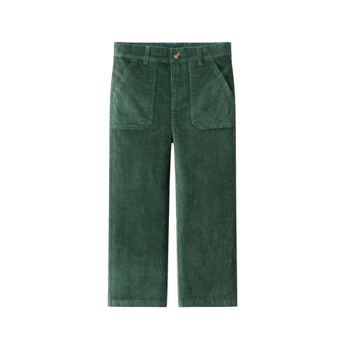 kids-wide-leg-corduroy-pants-green Sophia's StylePants-1