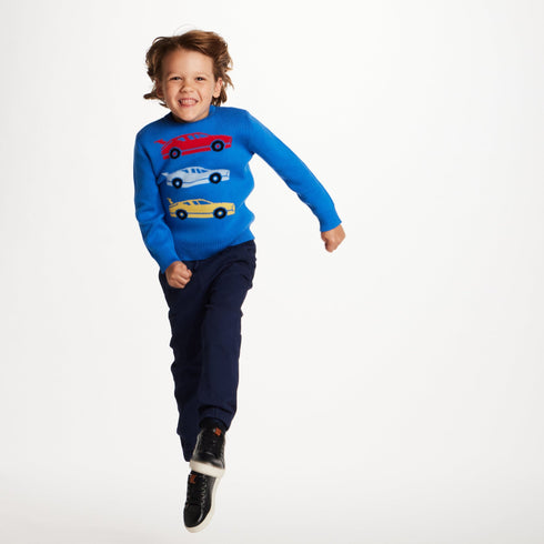 kids-sweater-blue-race-car Sophia's Style-4