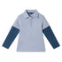 kids-two-fer-waffle-polo-lt-blue-nep Sophia's StylePolo Shirt-1