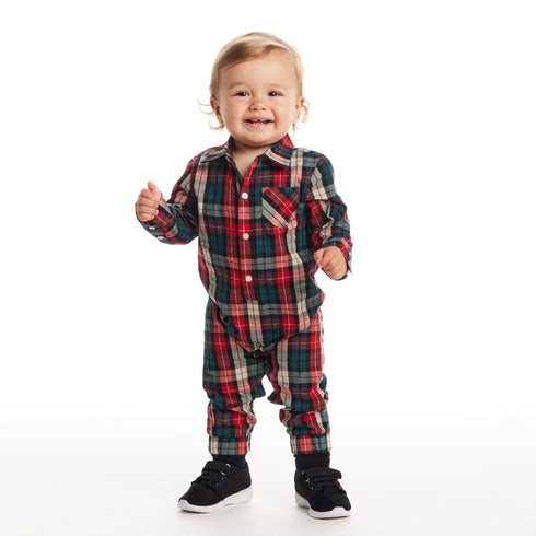infant-plaid-shirtall-red-holiday Sophia's Style-2