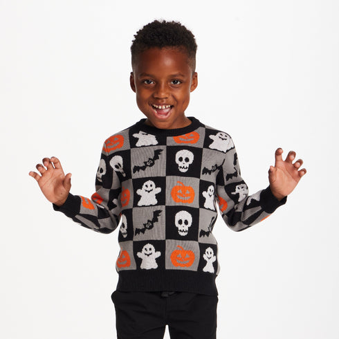 kids-graphic-sweater-spooky-sqaures Sophia's Style-4