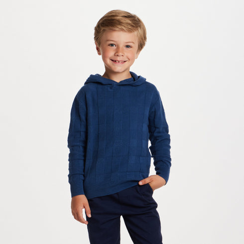 kids-hooded-sweater-blue-checkered Sophia's Style-3