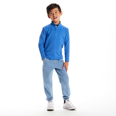 kids-quarter-zip-stripe-pullover-blue-stripe Sophia's Style-3