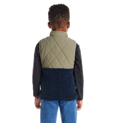 kids-mixed-media-sherpa-vest-green Sophia's Style-3