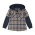kids-twofer-hoodie-brown-plaid Sophia's StyleButton Down Shirt-1