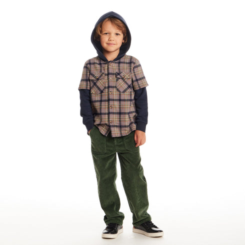 kids-twofer-hoodie-brown-plaid Sophia's Style-3