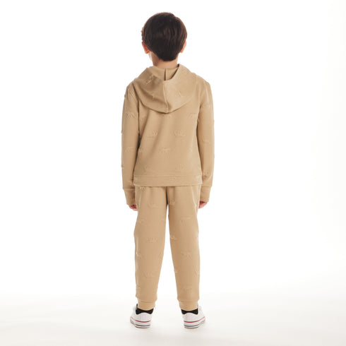 kids-embossed-lounge-set-taupe-bear Sophia's Style-3