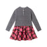 kids-knit-top-plaid-skirt-dress-grey-pink-heart Sophia's Style-5