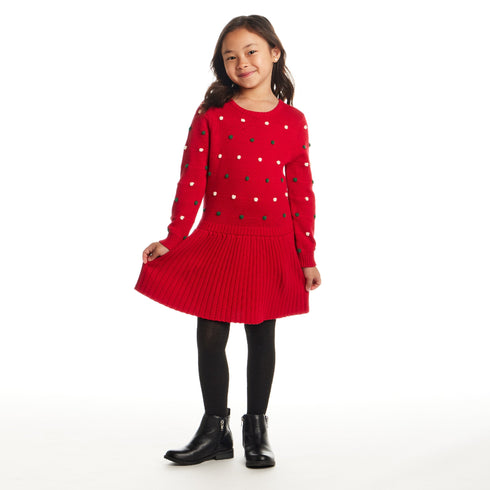 kids-3t-6x-red-knit-twofer-dress-festive-dot Sophia's Style-6