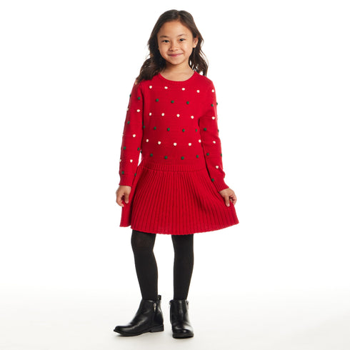 kids-3t-6x-red-knit-twofer-dress-festive-dot Sophia's Style-3