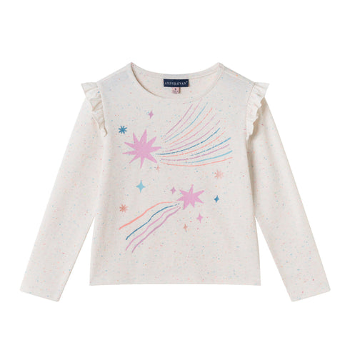 kids-speckled-long-sleeve-tee-shooting-stars Sophia's StyleTee Shirts-1