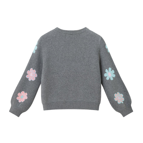 kids-floral-sweater-charcoal-grey Sophia's Style-4