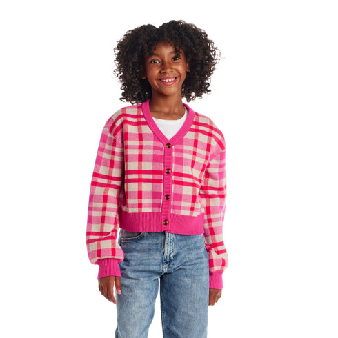 big-kids-cardigan-pink-plaid Sophia's Style-4