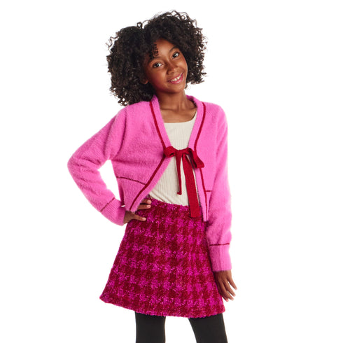 big-kids-cardigan-sweater-with-bow-pink-eyelash Sophia's Style-3