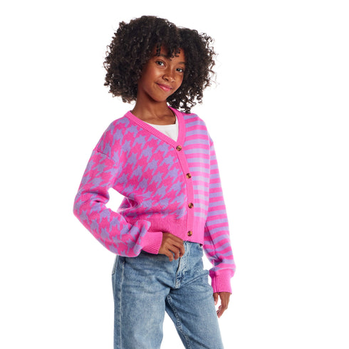 big-kids-stripe-cardigan-pink-houndstooth Sophia's Style-2
