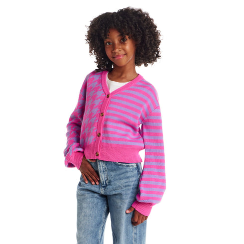 big-kids-stripe-cardigan-pink-houndstooth Sophia's Style-4