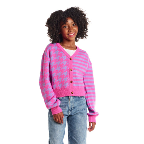 big-kids-stripe-cardigan-pink-houndstooth Sophia's Style-3