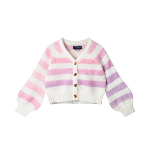 kids-stripe-cardigan-oatmeal-lavendar Sophia's StyleSweaters-1