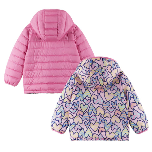 kids-printed-reversible-puffer-jacket-pink-hearts Sophia's Style-4