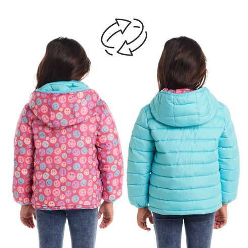 kids-printed-reversible-puffer-jacket-pink-smiley Sophia's Style-3