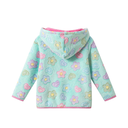 kids-floral-plush-hoodie-aqua Sophia's Style-4